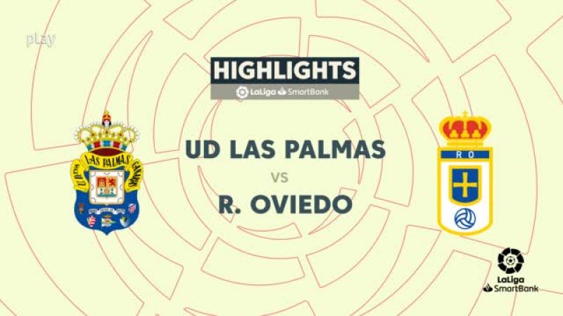 Las Palmas - Oviedo: resumen del partido, 35ª jornada. Ver en RTVE Play