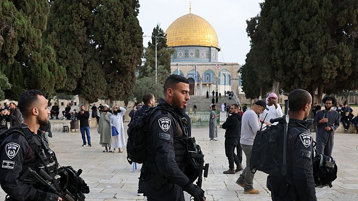 Telediario 1 - La explanada de Al Aqsa, reclamada por el islam y el judaísmo