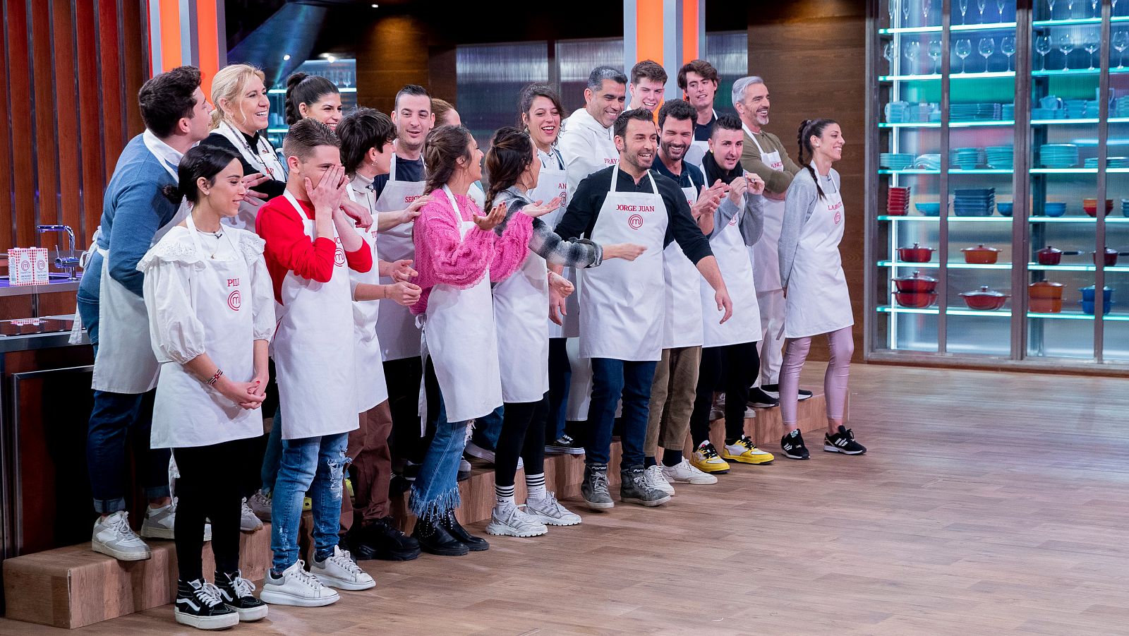 Jorge Juan es el rey de la pista en MasterChef