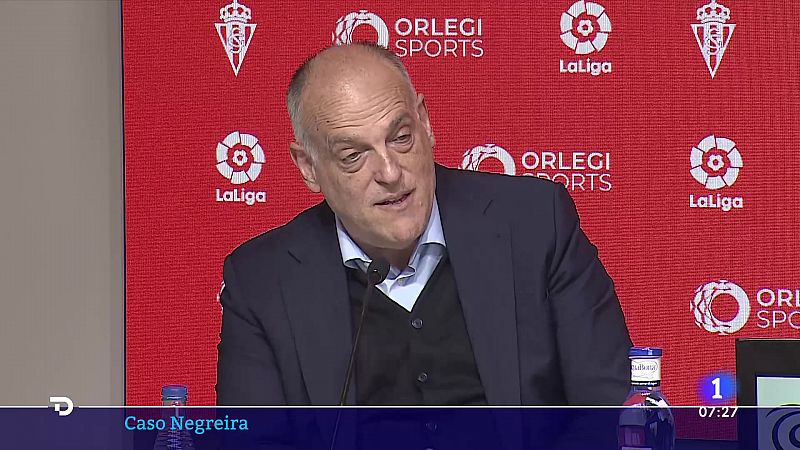 Tebas: "El caso Negreira es el mayor daño reputacional al fútbol español" 