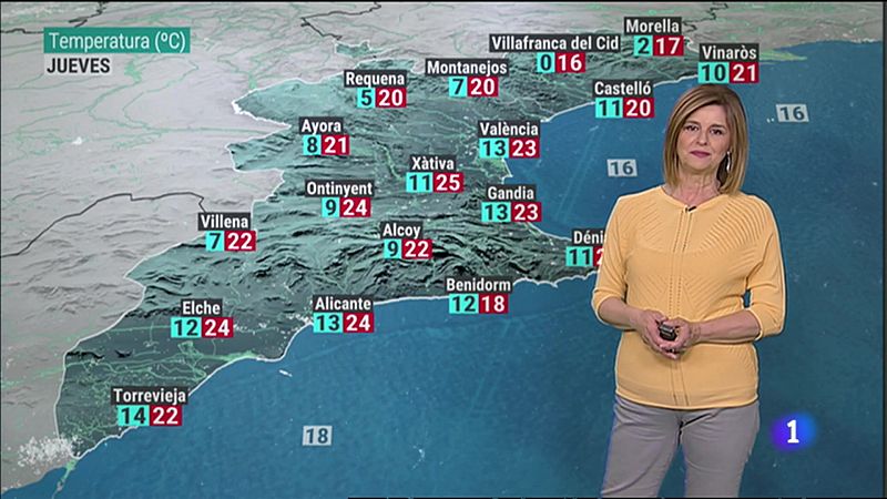 El tiempo en la Comunitat Valenciana 12/04/23 ver ahora