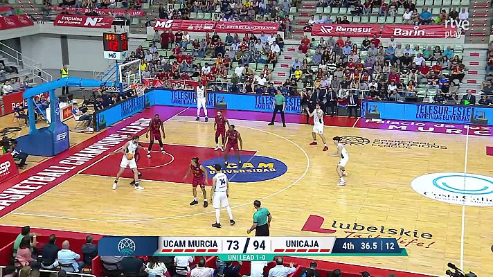 Unicaja logra el billete a la Final Four de la Champions League con tangana incluida al final del partido