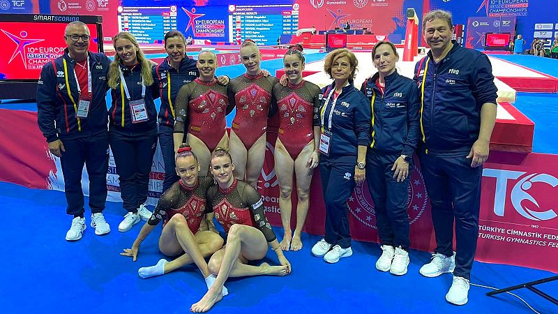 El equipo español femenino de gimnasia artística logra la plaza mundialista