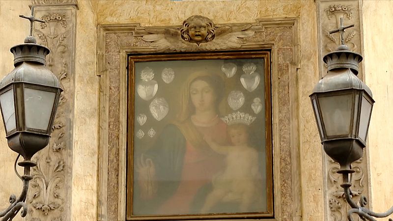 Las imágenes protectoras de Roma: las vírgenes de las fachadas