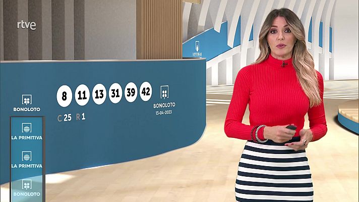 Loterías - Sorteo de la Lotería Nacional, Bonoloto, Primitiva y Jóker del 13/04/2023