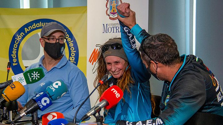 Beatriz Flamini habla tras salir de la cueva en la que ha estado 500 días: "Me he llevado muy bien conmigo misma"