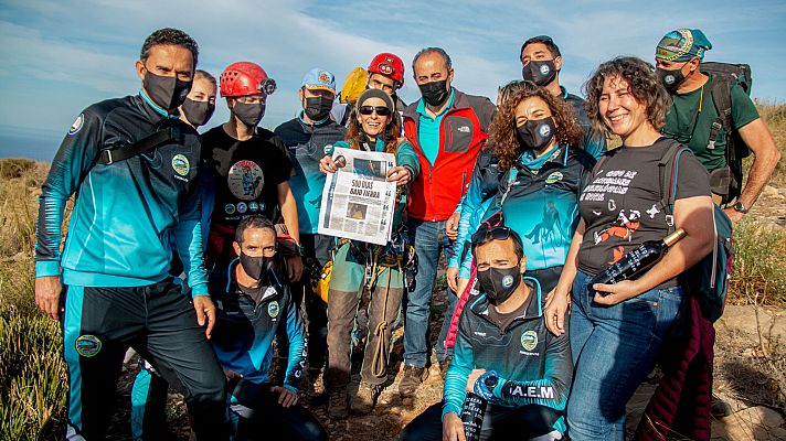 Telediario 1 - Beatriz Flamini: 500 días en el interior de una cueva
