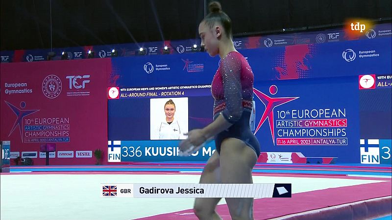 Jessica Gadirova gana la final de 'all-around' en el Europeo de Gimnasia con este impresionante ejercicio de suelo