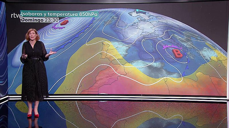 Intervalos de viento fuerte en el Cantábrico oriental, Ampurdán, valle del Ebro y Pirineos - ver ahora