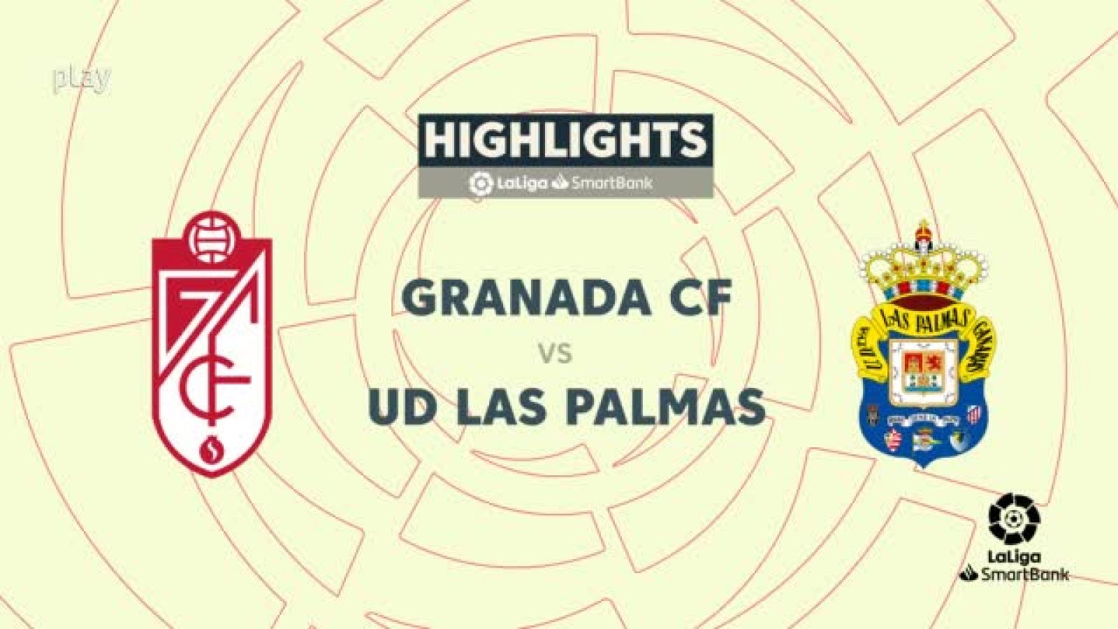 Granada - Las Palmas: resumen del partido, 36ª jornada. Ver en RTVE Play