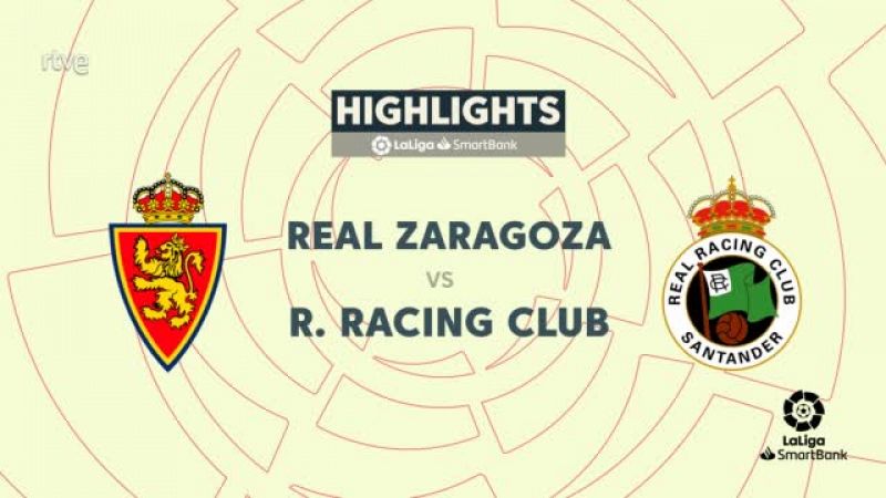 Zaragoza contra racing de santander