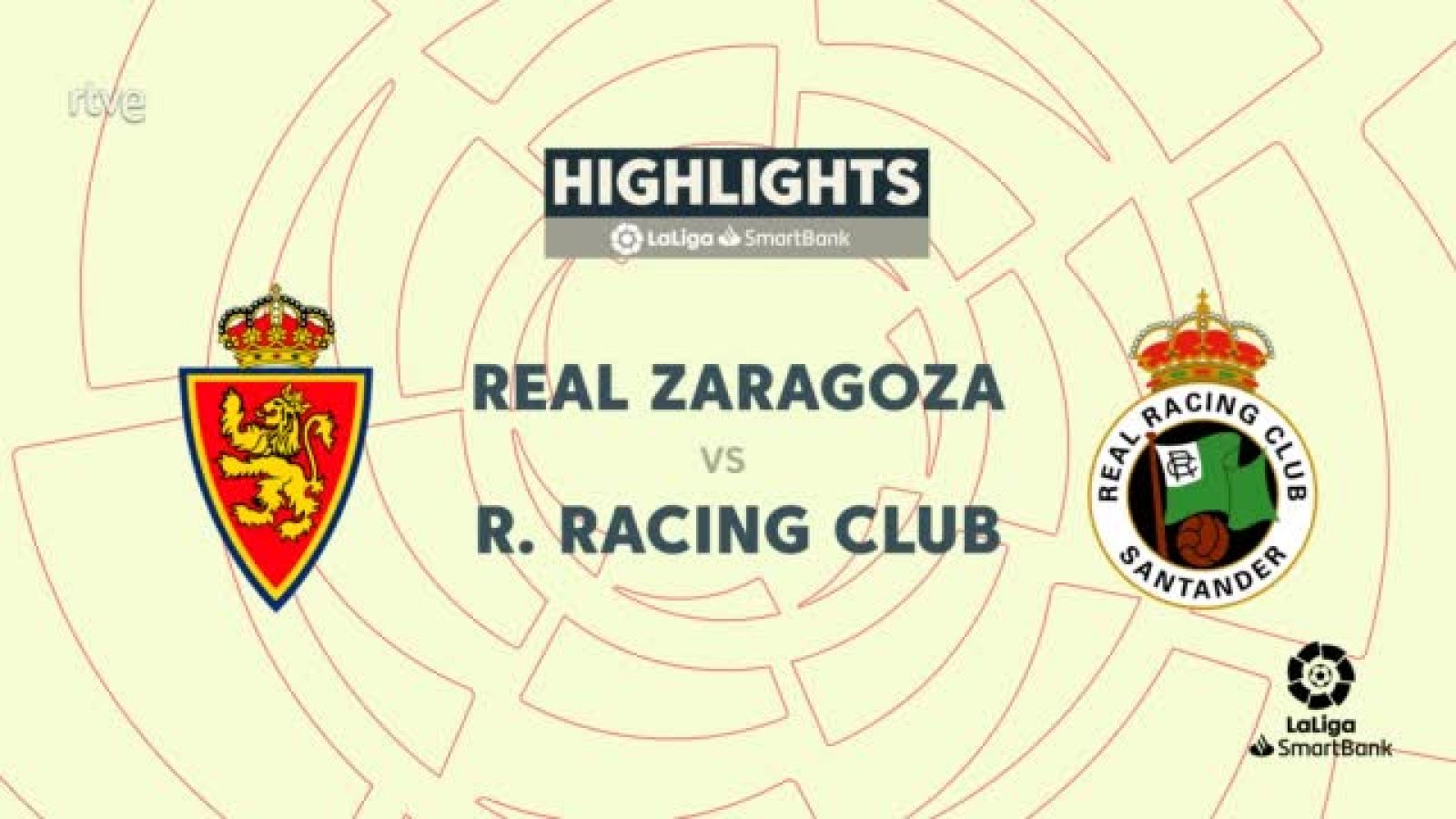 Real Zaragoza - Racing de Santander: resumen del partido de la 36ª jornada