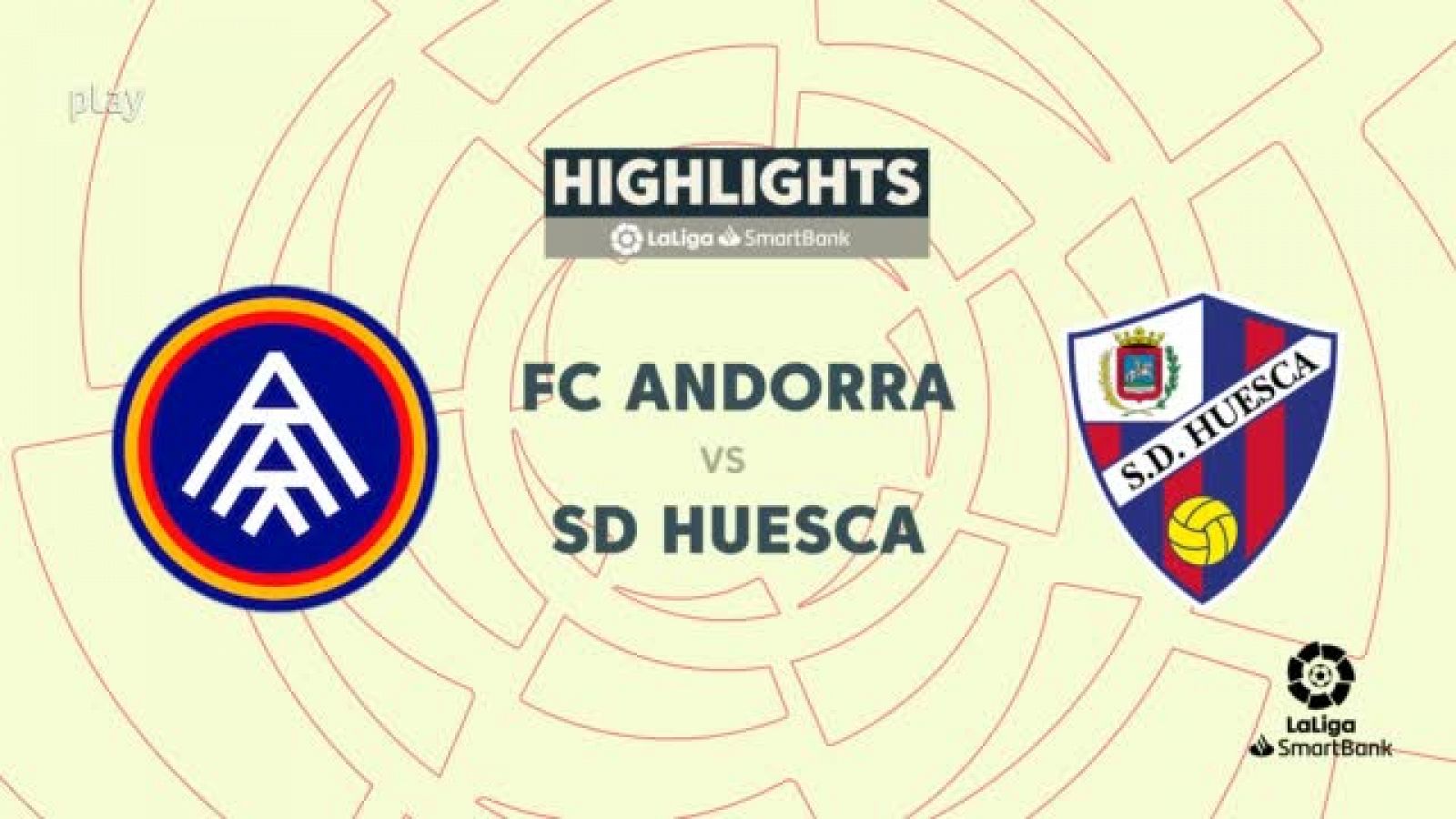 Andorra - Huesca: resumen del partido, 36ª jornada