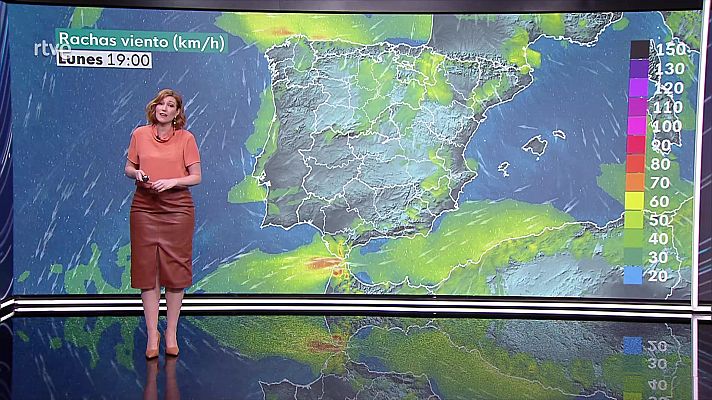 El tiempo - Intervalos de viento fuerte en el Ampurdán, Menorca, Pirineos, bajo Ebro y Estrecho