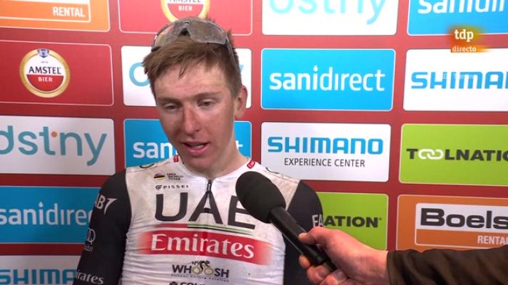 Ciclismo - Pogacar: "Van der Poel me dijo en un mensaje dónde debía atacar"