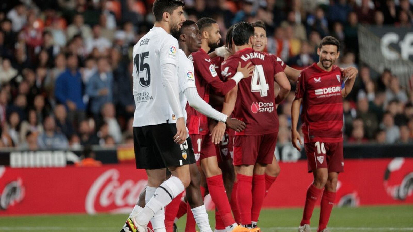 Valencia - Sevilla: resumen del partido, 29ª jornada