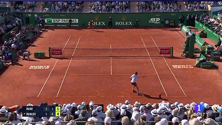 Telediario Matinal - Andrey Rublev se proclama vencedor del Masters 1.000 de Montecarlo