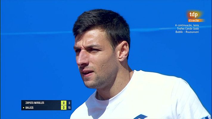 Tenis - ATP 500 Trofeo Conde de Godó:  Zapata Miralles - Balazs