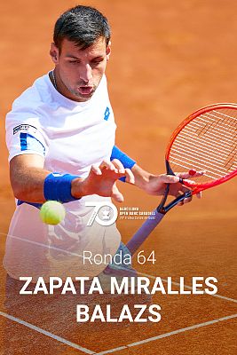 Tenis - ATP 500 Trofeo Conde de Godó:  Zapata Miralles - Balazs