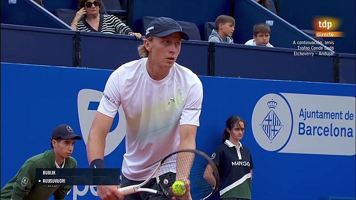 Tenis - ATP 500 Trofeo Conde de Godó:  Bublik -Ruusuvuori