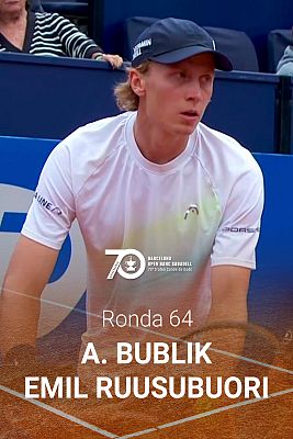 ATP 500 Trofeo Conde de Godó:  Bublik -Ruusuvuori