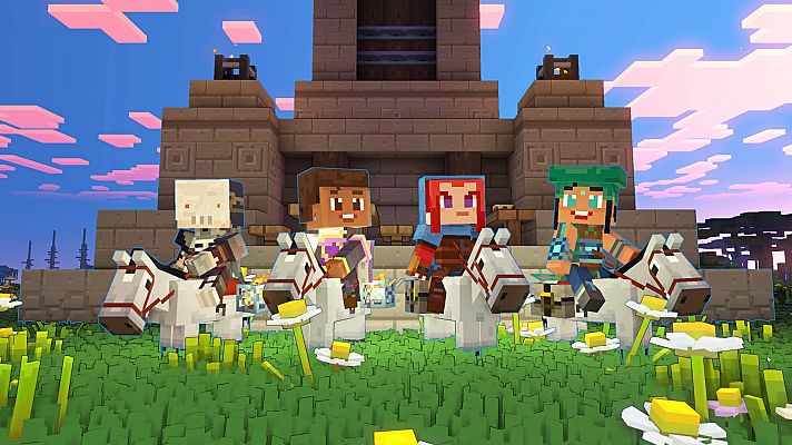 El modo Enfrentamiento de Minecraft Legends permite partidos de cuatro contra cuatro