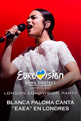 Eurovisión - Blanca Paloma canta "Eaea" en la London Eurovision Party