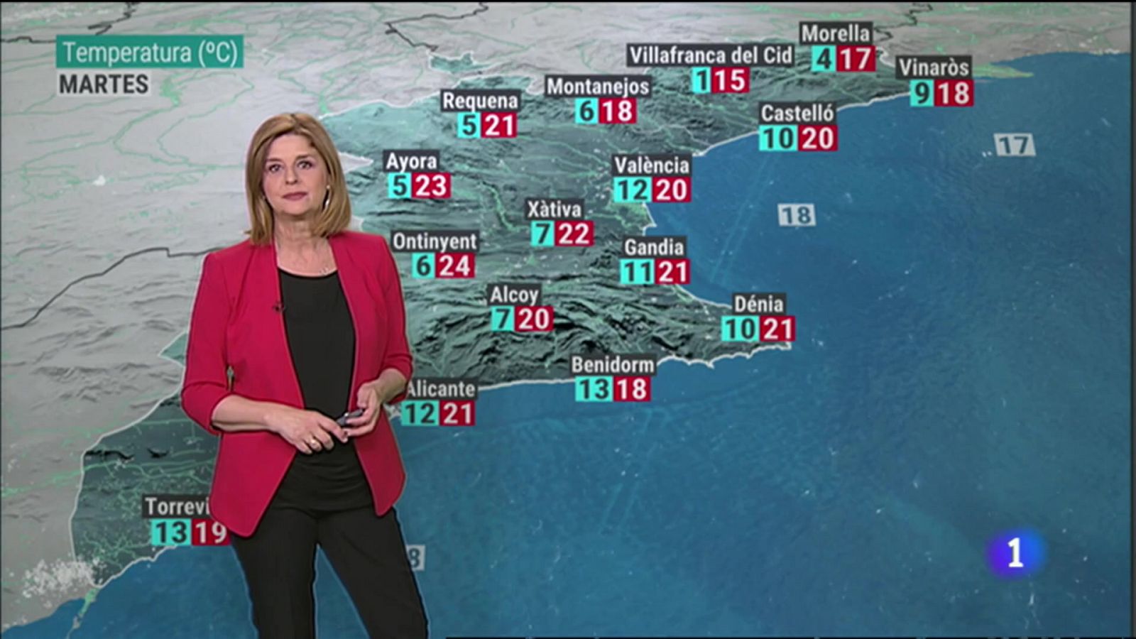 El tiempo en la Comunitat Valenciana 17/04/23