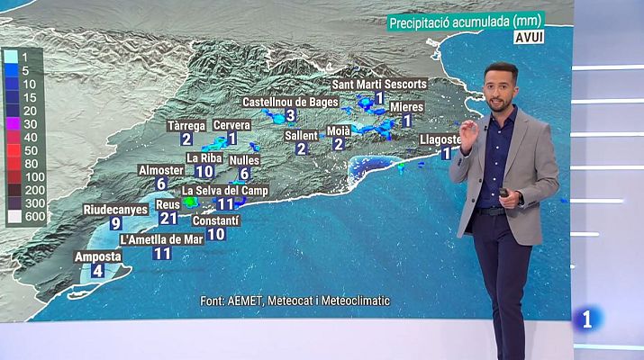 El temps - Torna la pluja en alguns indrets després de molt de temps