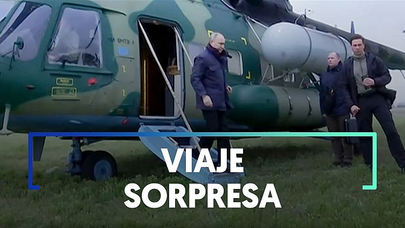 Putin visita a los mandos militares en los territorios ocupados de Jersón y Lugansk