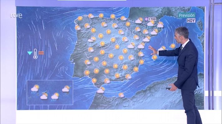 El tiempo - Viento fuerte de Levante en el Estrecho, e intervalos de fuerte en la costa noroeste de Galicia