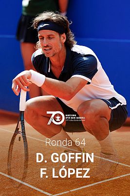 Tenis - ATP 500 Trofeo Conde de Godó: Goffin - López