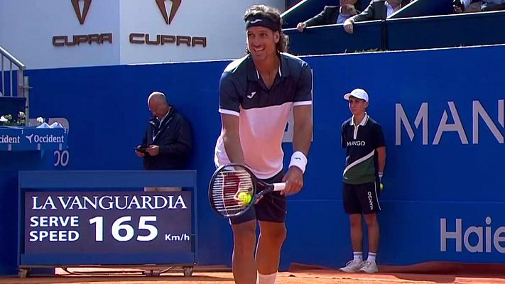 Feliciano López cae ante Goffin en su último partido en el Godó