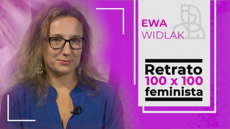 Retrato 100x100 feminista: Ewa Widlak