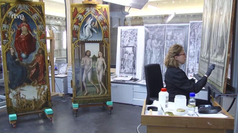 Taller de restauración del Museo del Prado