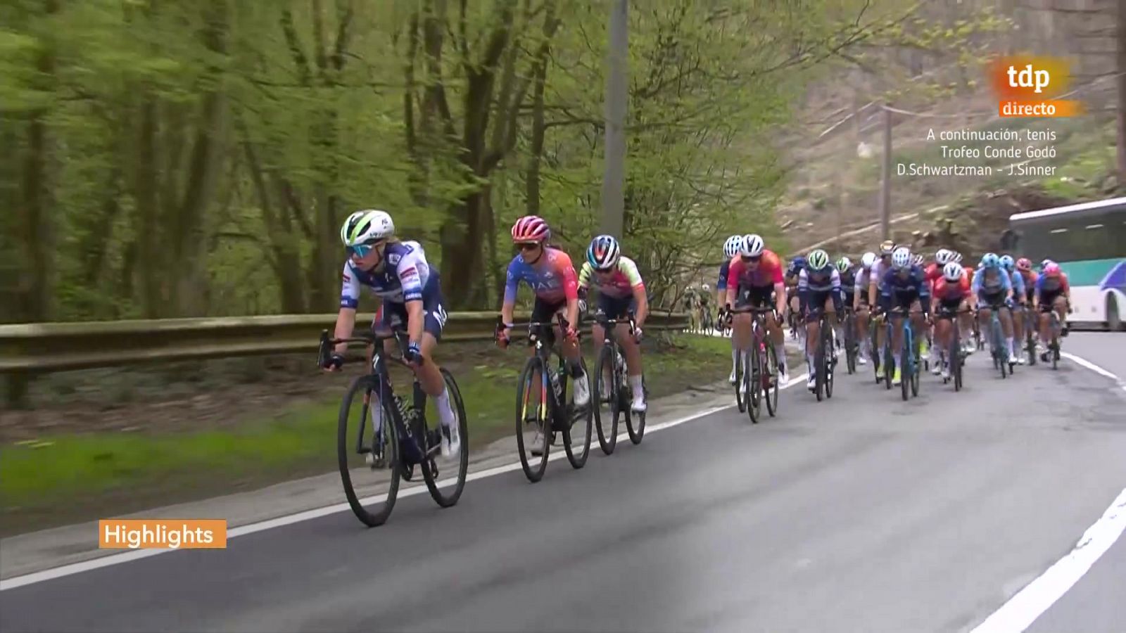 Ciclismo Flecha Valona carrera femenina RTVE Play