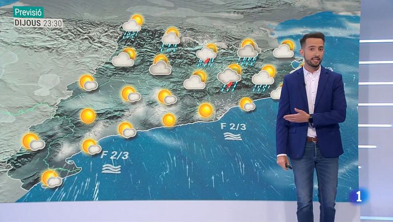 El Temps - Els ruixats i la calor aniran a ms dijous. I per Sant Jordi?