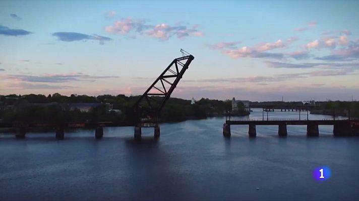 Telediario 1 - Don Winslow: "Hollywood adora a la mafia y la mafia adora salir en las películas"