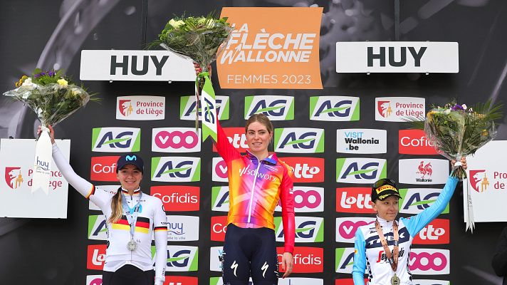 Ciclismo - Resumen de la Flecha Valona femenina 2023: Demi Vollering logra el doblete