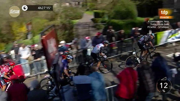 Ciclismo - Tadej Pogacar gana la Flecha Valona 2023: el final en el Muro de Huy