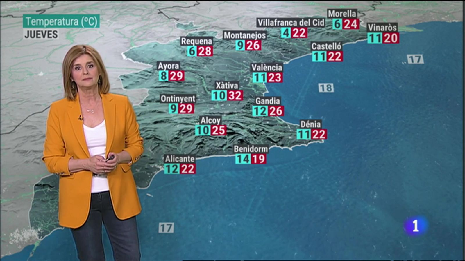 El tiempo en la Comunitat Valenciana 19/04/23