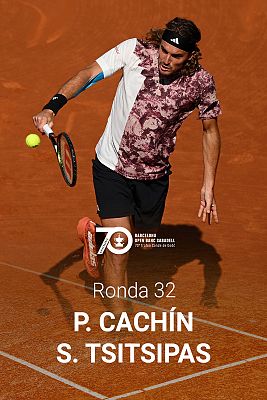 Tenis - ATP 500 Trofeo Conde de Godó: Cachin - Tsitsipas