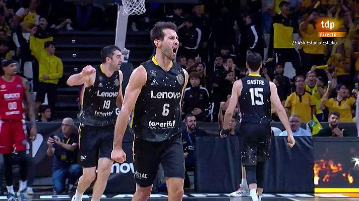 El Lenovo Tenerife se clasifica para la Final Four de la Champions gracias al festival anotador de Bruno Fitipaldo