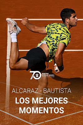 Godó 2023 |Carlos Alcaraz - Roberto Bautista. Mejores puntos