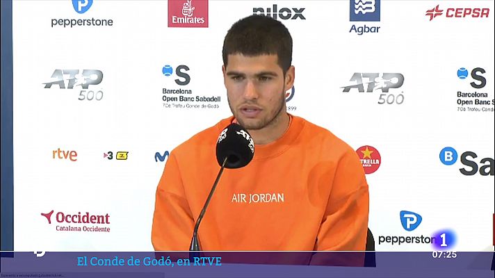 Alcaraz: \"No poder tener a Rafa en los torneos una pena\" - ver ahora