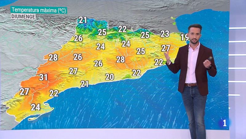 El Temps - Un front presidir una diada de Sant Jordi de sol i calor