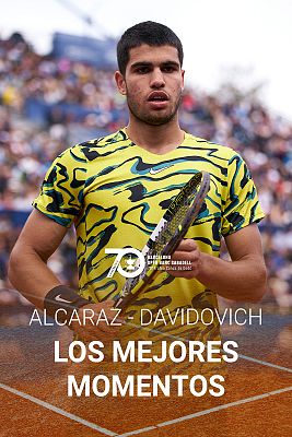 Tenis - Carlos Alcaraz - Alejandro Davidovich. Mejores momentos del partido de cuartos de final del Conde de Godó 2023