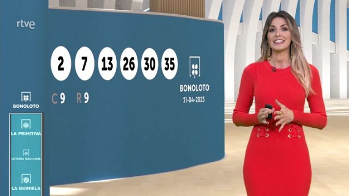 Loterías - Sorteo de la Bonoloto y Euromillones del 21/04/2023
