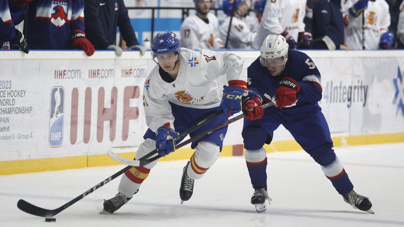 Hockey hielo - Campeonato del Mundo. División II Grupo A: España - Islandia - RTVE Play