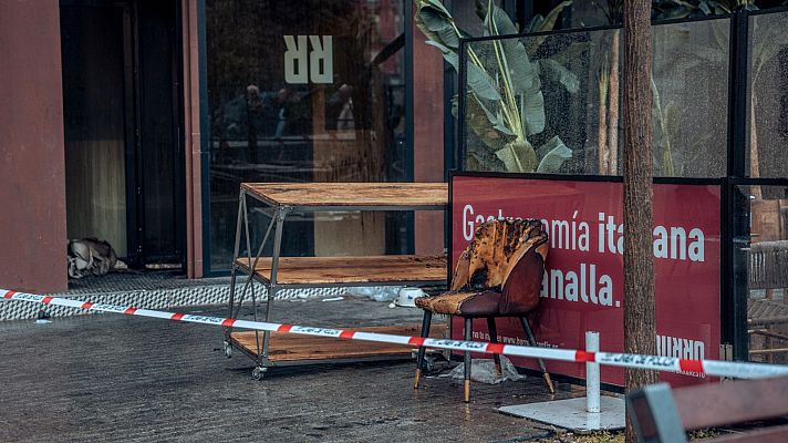 Dos muertos en el incendio de un restaurante en Madrid